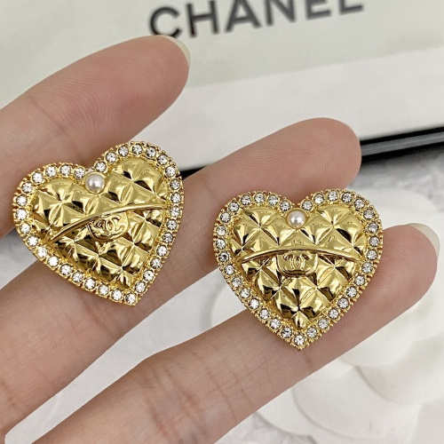 Replica Chanel Earrings For Women #1223938 $27.00 USD for Wholesale