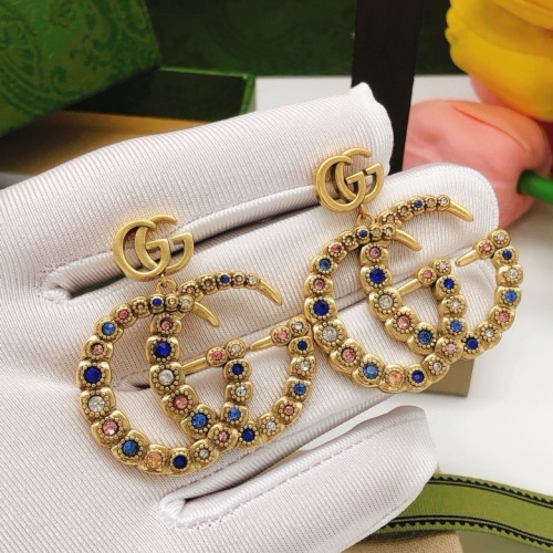 Replica Gucci Earrings For Women #1223972 $32.00 USD for Wholesale