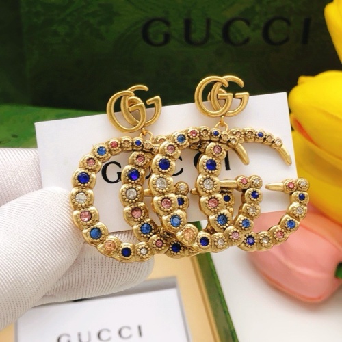 Replica Gucci Earrings For Women #1223972 $32.00 USD for Wholesale