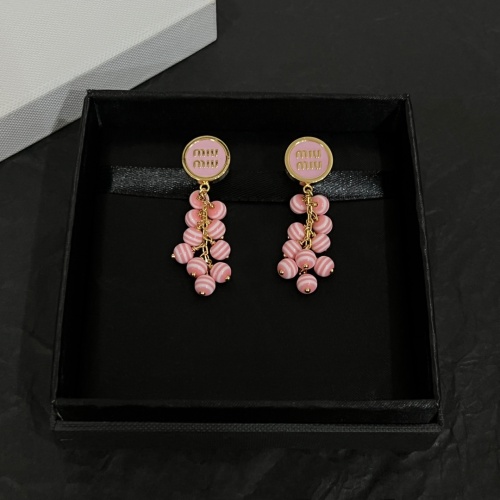 Replica MIU MIU Earrings For Women #1224051 $38.00 USD for Wholesale