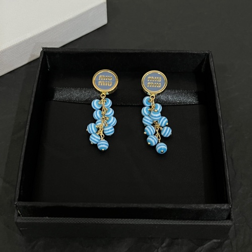 Replica MIU MIU Earrings For Women #1224053 $38.00 USD for Wholesale