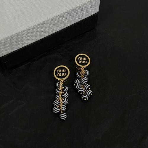 MIU MIU Earrings For Women #1224055 $38.00 USD, Wholesale Replica MIU MIU Earrings