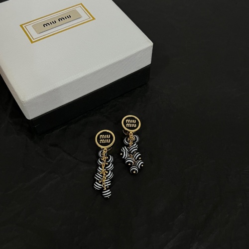 Replica MIU MIU Earrings For Women #1224055 $38.00 USD for Wholesale