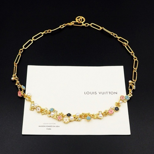 Replica Louis Vuitton Necklaces For Women #1224077 $38.00 USD for Wholesale