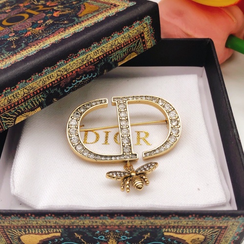 Replica Christian Dior Brooches For Women #1224079 $29.00 USD for Wholesale