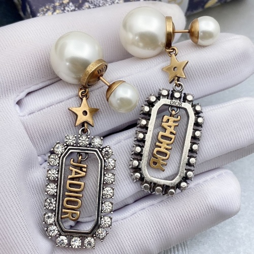 Replica Christian Dior Earrings For Women #1224128 $29.00 USD for Wholesale