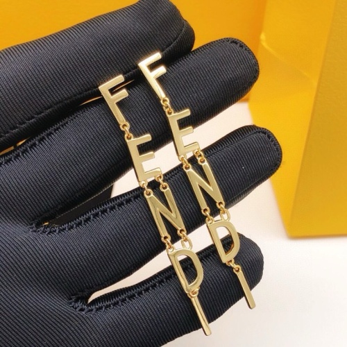 Fendi Earrings For Women #1224140 $29.00 USD, Wholesale Replica Fendi Earrings