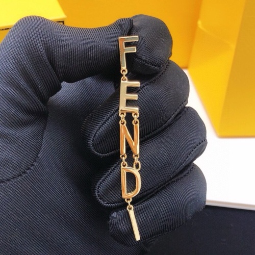 Replica Fendi Earrings For Women #1224140 $29.00 USD for Wholesale