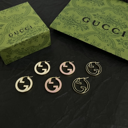 Replica Gucci Earrings For Women #1224213 $38.00 USD for Wholesale