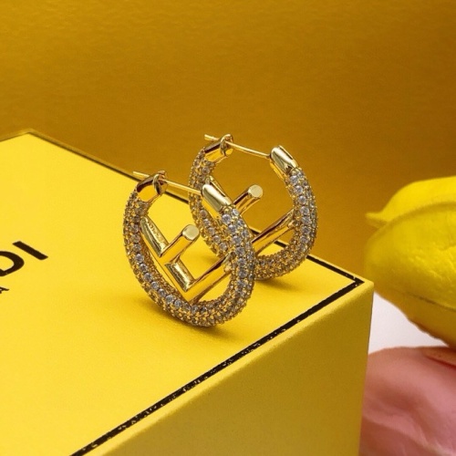 Replica Fendi Earrings For Women #1224254 $29.00 USD for Wholesale