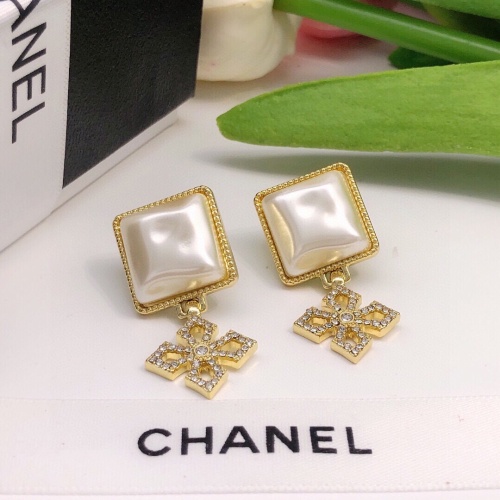 Replica Chanel Earrings For Women #1224341 $27.00 USD for Wholesale