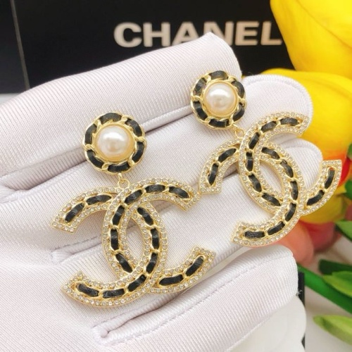 Replica Chanel Earrings For Women #1224344 $32.00 USD for Wholesale