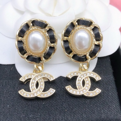 Replica Chanel Earrings For Women #1224345 $27.00 USD for Wholesale