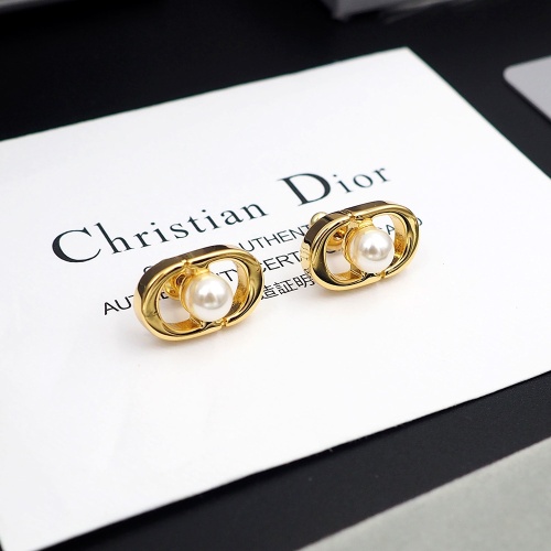 Replica Christian Dior Earrings For Women #1224363 $25.00 USD for Wholesale