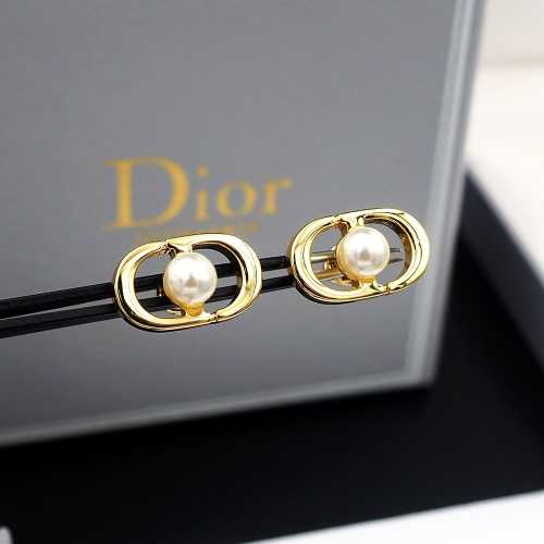 Replica Christian Dior Earrings For Women #1224363 $25.00 USD for Wholesale