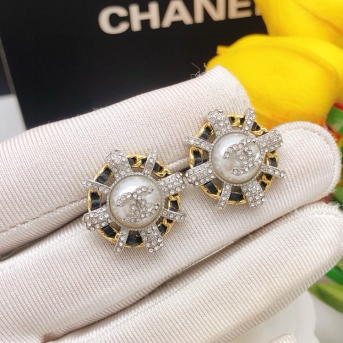 Replica Chanel Earrings For Women #1224423 $27.00 USD for Wholesale