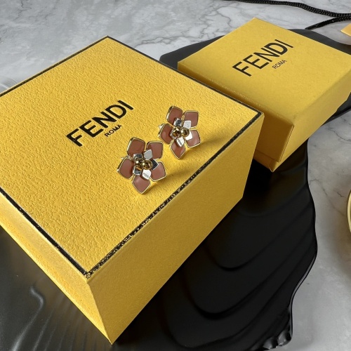 Replica Fendi Earrings For Women #1224479 $39.00 USD for Wholesale