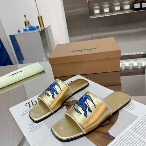 Burberry Slippers For Women #1224571 $85.00 USD, Wholesale Replica Burberry Slippers