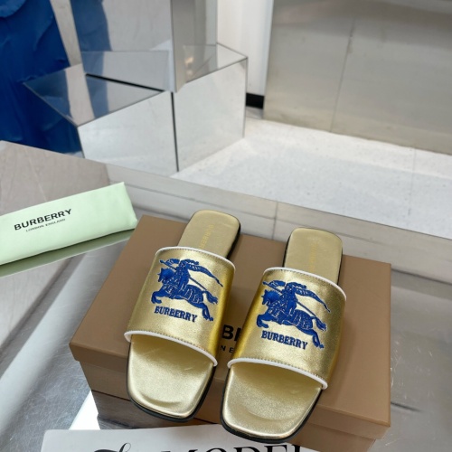 Replica Burberry Slippers For Women #1224571 $85.00 USD for Wholesale