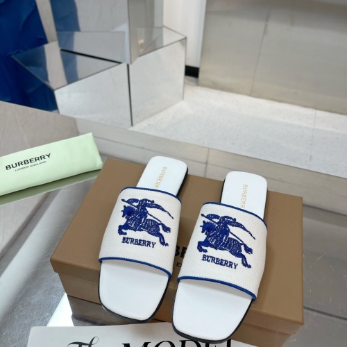 Replica Burberry Slippers For Women #1224576 $85.00 USD for Wholesale