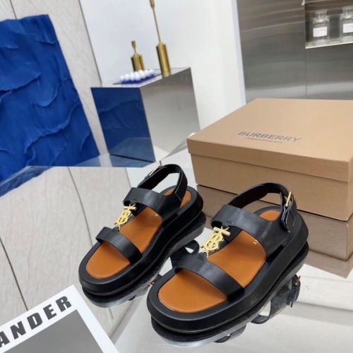 Burberry Sandal For Women #1224608 $82.00 USD, Wholesale Replica Burberry Sandal