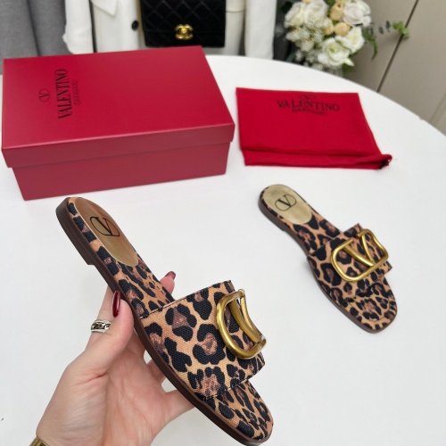 Replica Valentino Slippers For Women #1224631 $82.00 USD for Wholesale