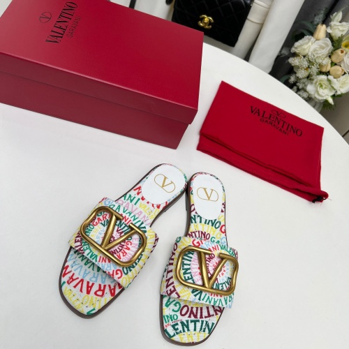 Replica Valentino Slippers For Women #1224633 $82.00 USD for Wholesale