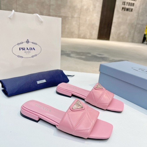 Replica Prada Slippers For Women #1224638 $82.00 USD for Wholesale