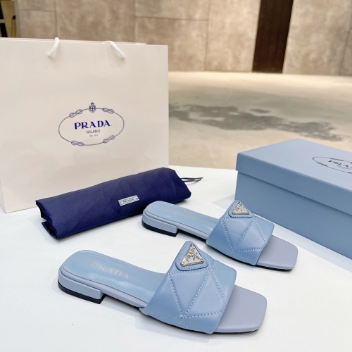 Replica Prada Slippers For Women #1224640 $82.00 USD for Wholesale