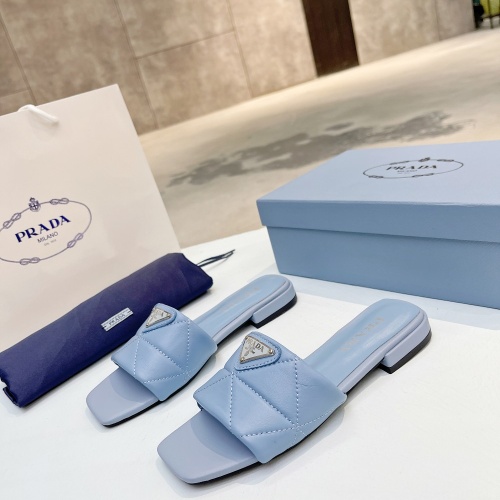 Replica Prada Slippers For Women #1224640 $82.00 USD for Wholesale