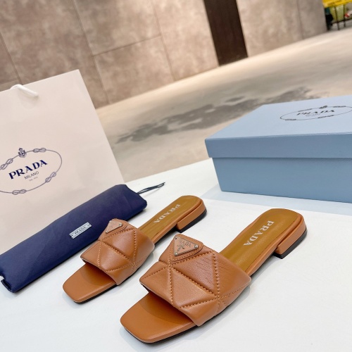 Replica Prada Slippers For Women #1224643 $82.00 USD for Wholesale