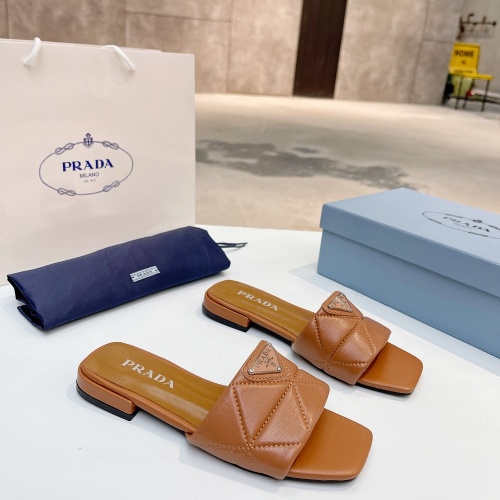 Replica Prada Slippers For Women #1224643 $82.00 USD for Wholesale