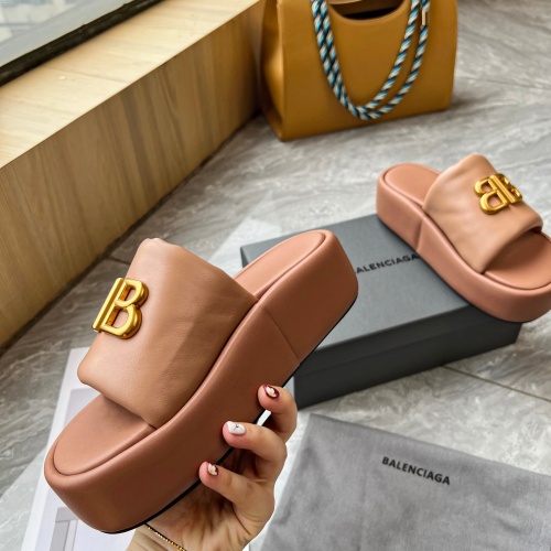 Replica Balenciaga Slippers For Women #1224663 $92.00 USD for Wholesale