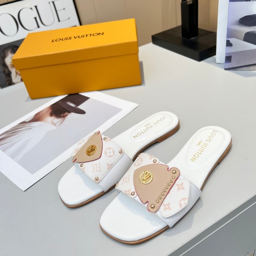 Louis Vuitton Slippers For Women #1224721 $80.00 USD, Wholesale Replica Louis Vuitton Slippers