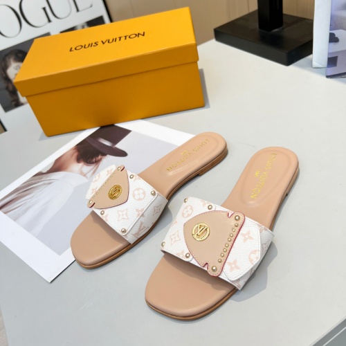 Louis Vuitton Slippers For Women #1224722 $80.00 USD, Wholesale Replica Louis Vuitton Slippers