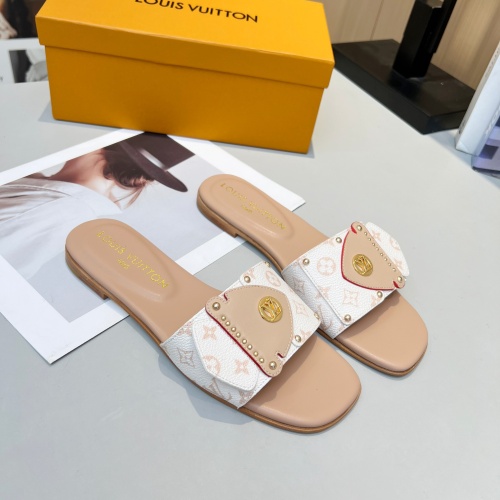 Replica Louis Vuitton Slippers For Women #1224722 $80.00 USD for Wholesale