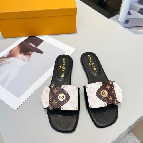 Replica Louis Vuitton Slippers For Women #1224723 $80.00 USD for Wholesale