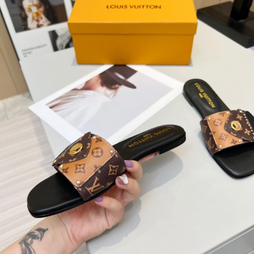 Replica Louis Vuitton Slippers For Women #1224724 $80.00 USD for Wholesale