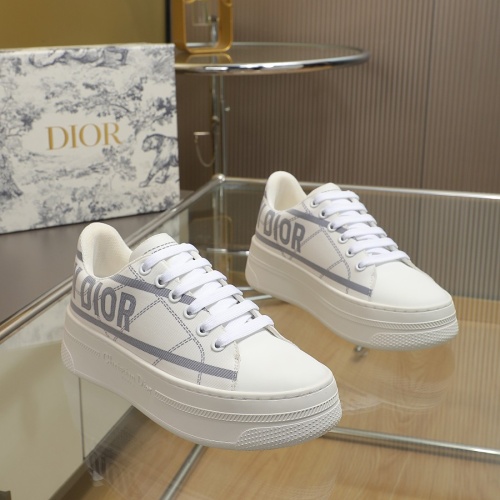 Replica Christian Dior Casual Shoes For Women #1224736 $88.00 USD for Wholesale