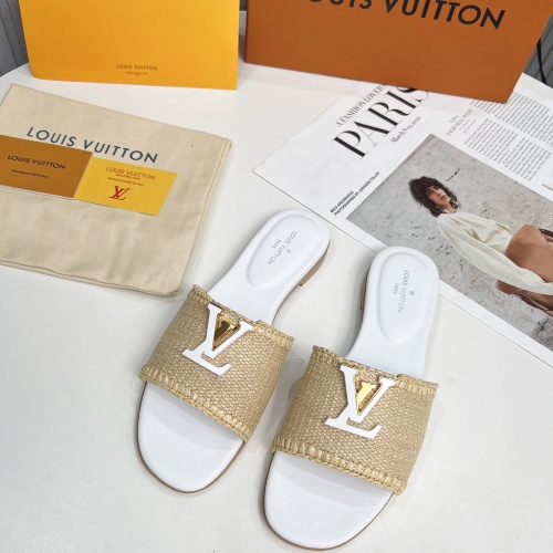 Louis Vuitton Slippers For Women #1224739 $88.00 USD, Wholesale Replica Louis Vuitton Slippers