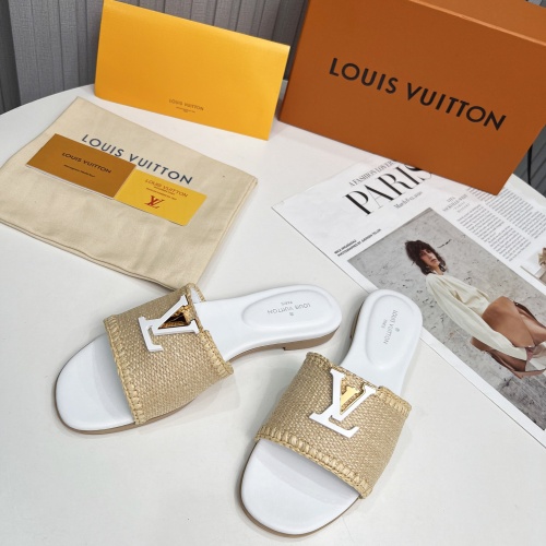 Replica Louis Vuitton Slippers For Women #1224739 $88.00 USD for Wholesale