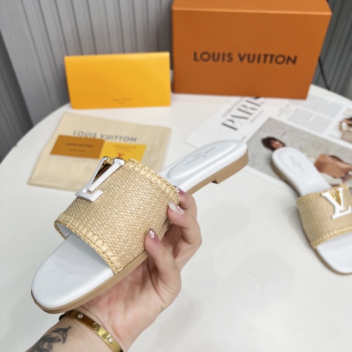 Replica Louis Vuitton Slippers For Women #1224739 $88.00 USD for Wholesale