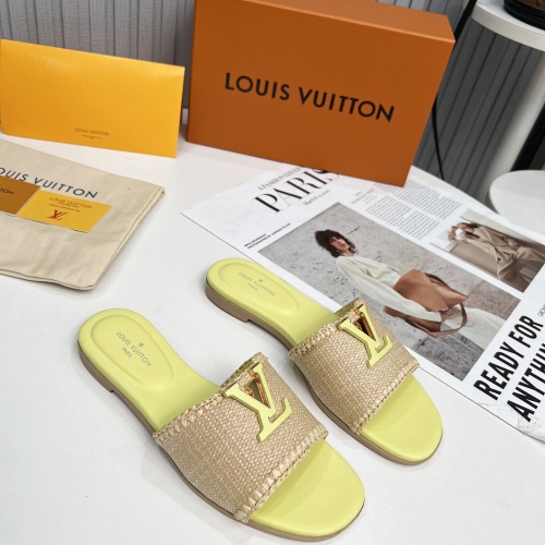 Replica Louis Vuitton Slippers For Women #1224740 $88.00 USD for Wholesale