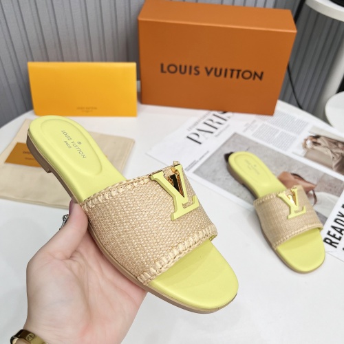 Replica Louis Vuitton Slippers For Women #1224740 $88.00 USD for Wholesale