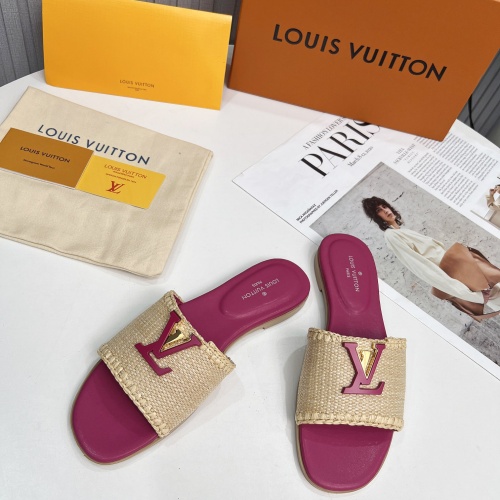 Replica Louis Vuitton Slippers For Women #1224741 $88.00 USD for Wholesale