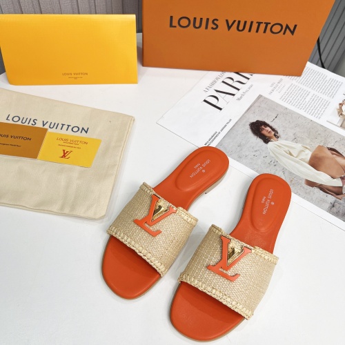 Louis Vuitton Slippers For Women #1224742 $88.00 USD, Wholesale Replica Louis Vuitton Slippers