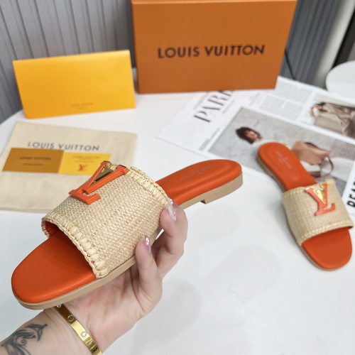 Replica Louis Vuitton Slippers For Women #1224742 $88.00 USD for Wholesale