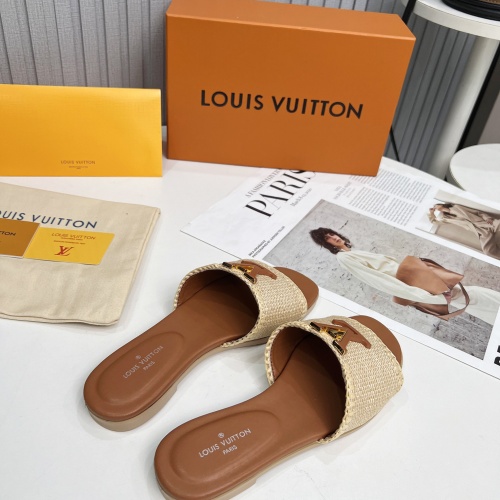 Replica Louis Vuitton Slippers For Women #1224743 $88.00 USD for Wholesale