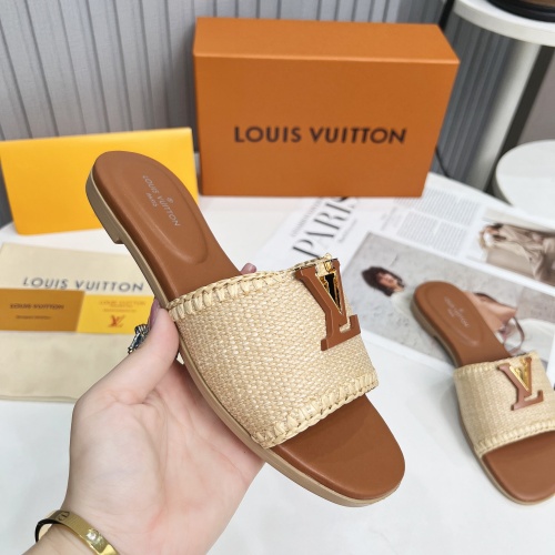 Replica Louis Vuitton Slippers For Women #1224743 $88.00 USD for Wholesale