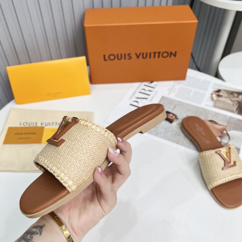 Replica Louis Vuitton Slippers For Women #1224743 $88.00 USD for Wholesale